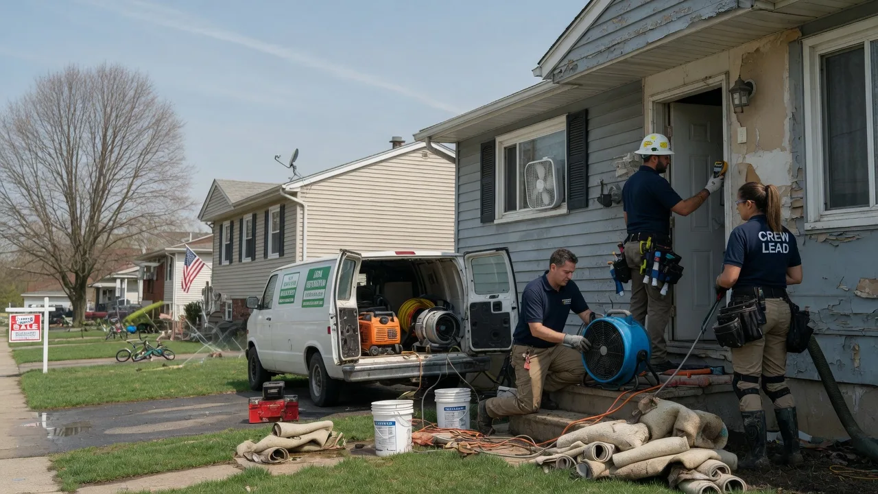 Flood Cleanup in Saline, MI near me